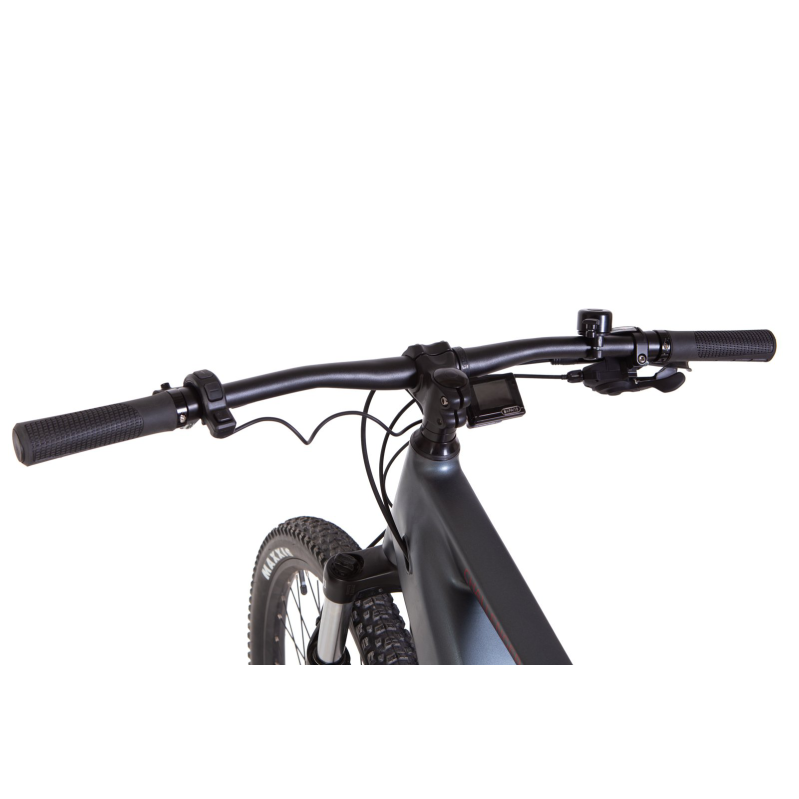 Rower elektryczny 29" Leon CHALLENGER rama-19" 250W 43V silnik centralny, wyświetlacz, Wspomaganie elektryczne (PAS), 14Ah wbudowana bateria, ciemny szary (matowy), 2022
