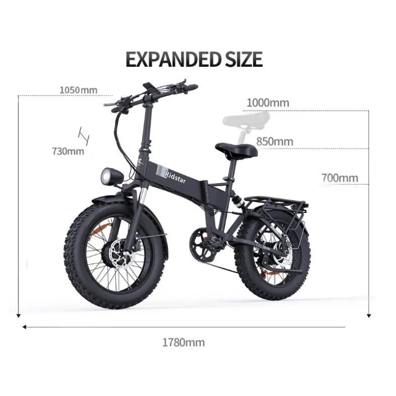 Rower elektryczny Ridstar H20 PRO