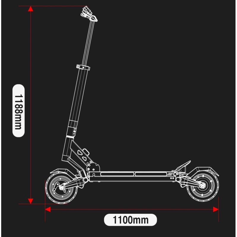 Hulajnoga elektryczna MiniWalker Tiger 8 Pro+