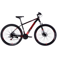 Bicycle AL 29" SPACE MERCURY DD FR frame-18" black-red 2025