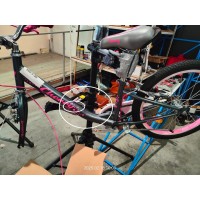 Rower ST 20" Formula CHERRY wolnobieg 1 biegowy rama-10" ciemny szary z różowym kolorem z koszem Pl  błotniki Pl 2024