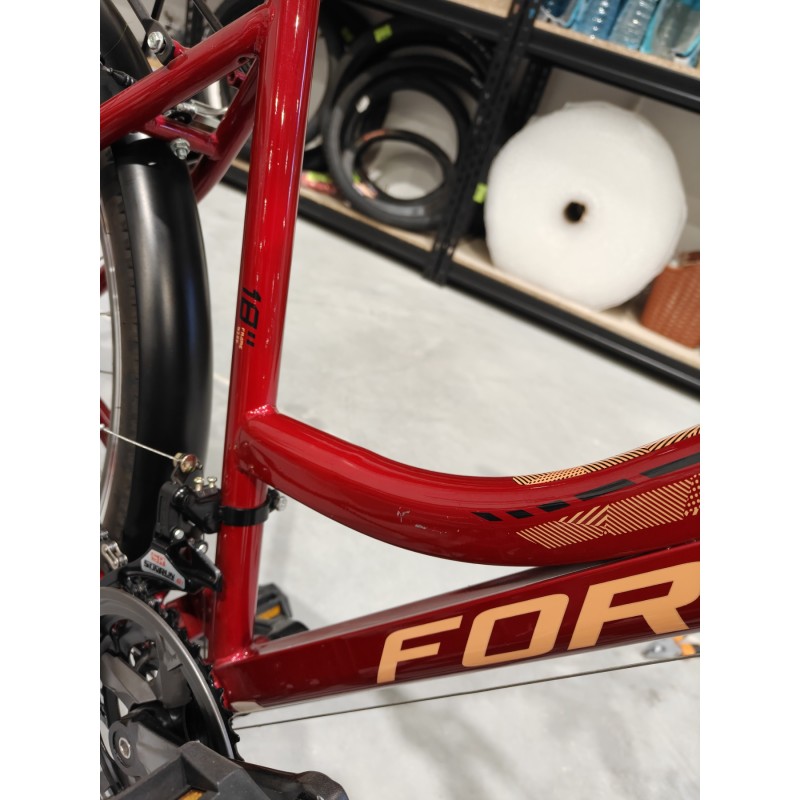 Rower ST 26" Formula OMEGA AM Vbr rama-18" czerwony, bagażnik  tylny St, błotniki   St, 2022