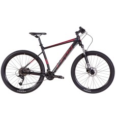 Велосипед AL 27.5" Leon XC-70 AM Hydraulic lock out HDD рама-20" чорний з червоним (м) 2022