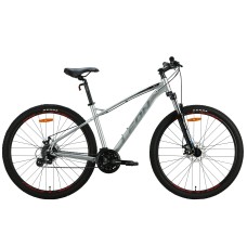 Велосипед AL 29" Leon TN-90 DD рама-18" сіро-чорний з червоним 2024