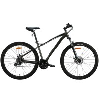 Велосипед AL 29" Leon TN-90 DD рама-18" коричневий з чорним (матовим) 2024
