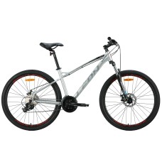 Велосипед AL 27.5" Leon XC 100 DD рама-16,5" сірий з чорним і червоним 2024