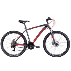 Велосипед AL 26" Discovery BASTION AM DD рама-18" сіро-червоний 2022
