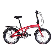 Велосипед AL 20" Dorozhnik ONYX планет. рама-12,5" червоний (м) з багажником зад AI, з крилом St 2022