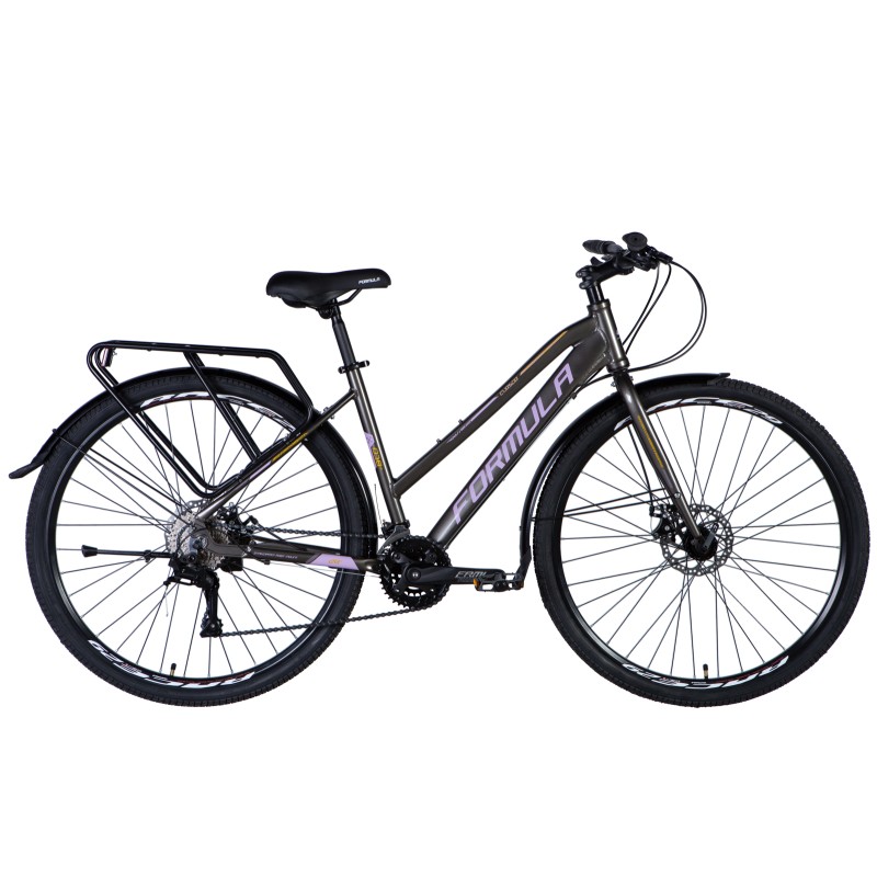 Rower AL 28" Formula CURSOR WOMAN DD rama-18" liliowy bagażnik tylny St, błotniki   Pl 2024