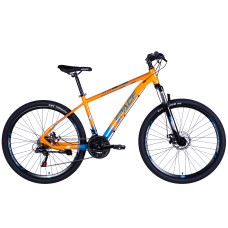 Велосипед AL 27.5" Formula SPACE MERCURY DD FR рама-17" помаранчево-синій 2025