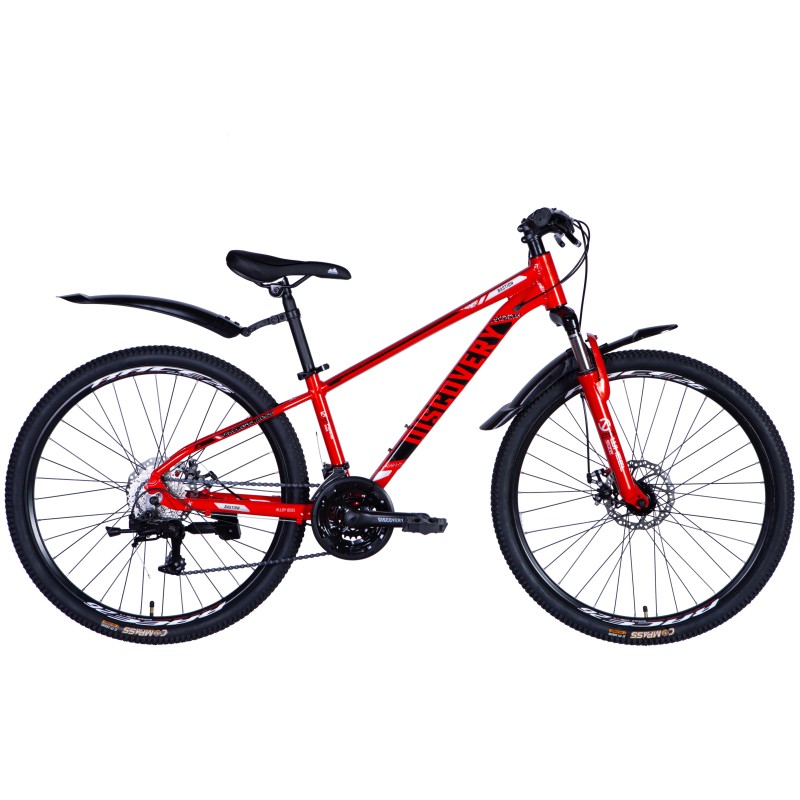 Rower AL 26" Discovery BASTION DD CS rama-13" czerwono-czarny 2025