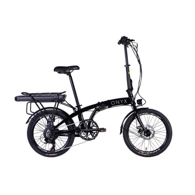 Велосипед з електроприводом 20" AL Dorozhnik ONYX DD FR рама-11" 48B 12.5А*г 250Вт чорний YS 728 2025
