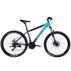 Велосипед ST 27.5" Formula SPACE MARS DD FR рама-17" бірюзово-чорний (матовий) 2025