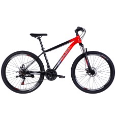 Велосипед ST 27.5" Formula SPACE MARS DD FR рама-17" червоно-чорний (матовий) 2025
