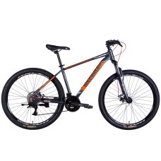 Велосипед AL 27,5" Discovery BASTION DD CS рама-17" сіро-помаранчевий 2025