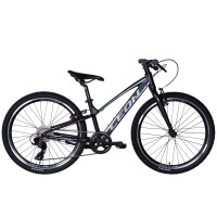 Rower AL 24" Leon JUNIOR Vbr CS rama-12" czarny 2025