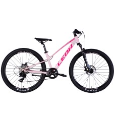 Rower AL 26" Leon SUPER JUNIOR DD CS rama-13" różowy z malinowym 2025