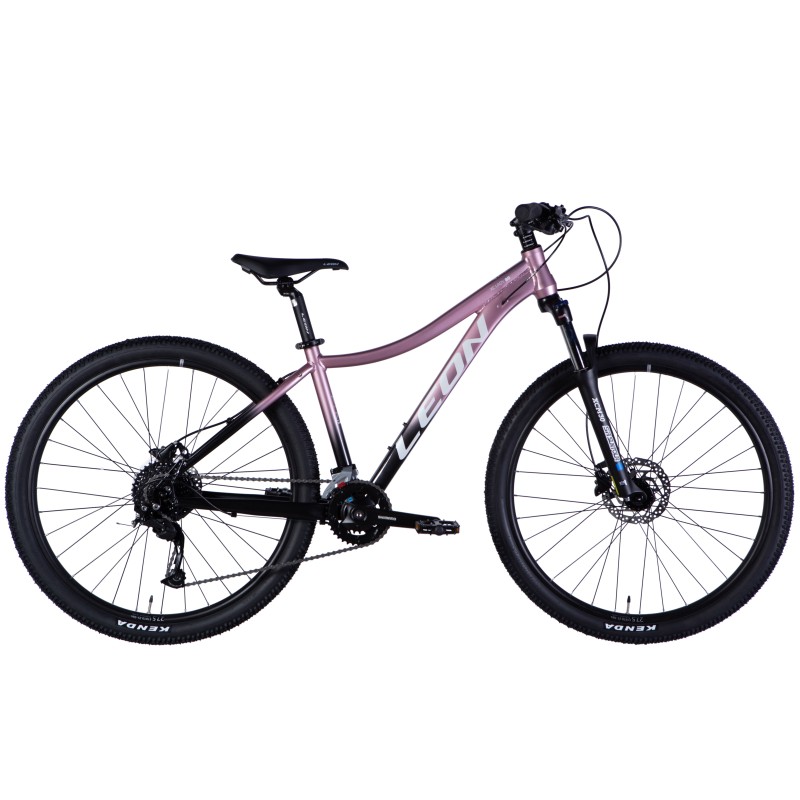 Rower AL 27,5" Leon XC LADY 80 HDD rama-16" różowy z czarnym 2025