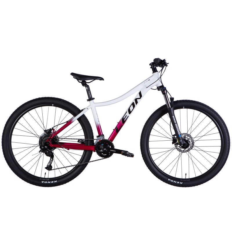Rower AL 27,5" Leon XC LADY 80 HDD rama-16" biały z malinowym 2025