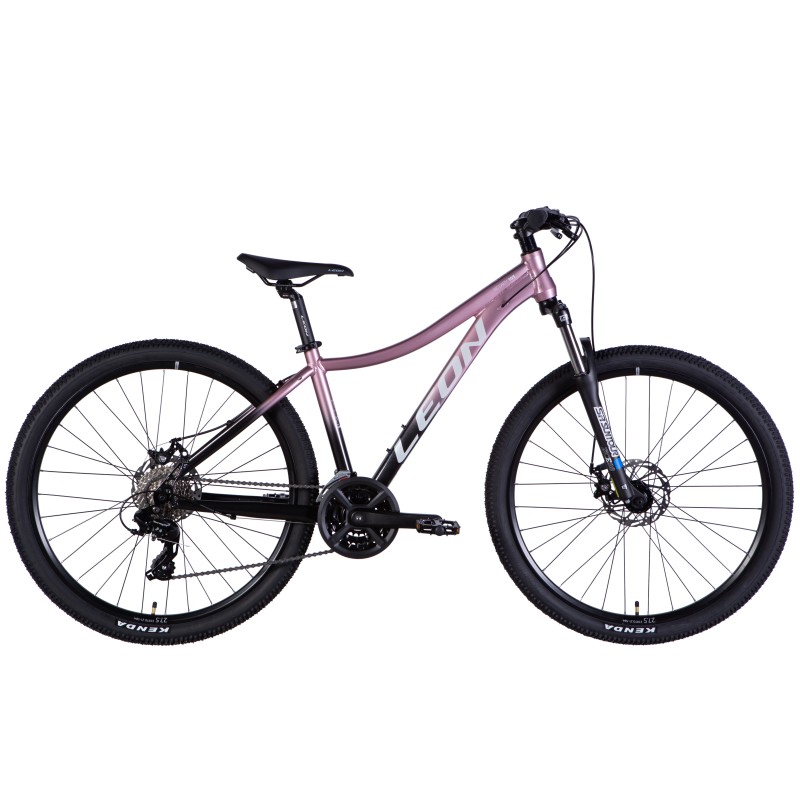 Велосипед AL 27,5" Leon XC LADY 105 DD CS рама-16" рожевий з чорним 2025