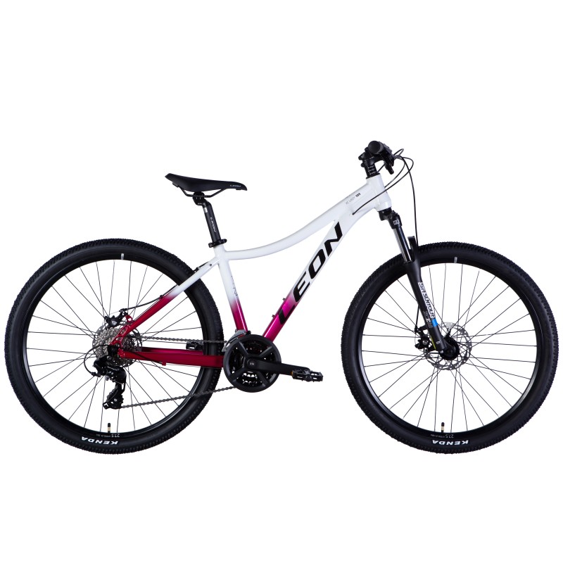 Велосипед AL 27,5" Leon XC LADY 105 DD CS рама-16" білий з малиновим 2025