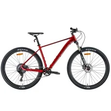 Велосипед AL 29" Leon TN-40 AM Hydraulic lock out HDD рама-21" червоний з чорним 2022