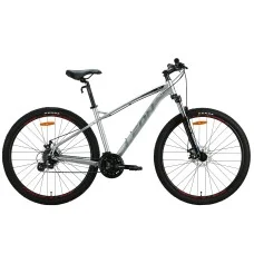 Велосипед AL 29" Leon TN-90 DD рама-18" сіро-чорний з червоним 2024