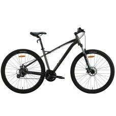 Велосипед AL 29" Leon TN-90 DD рама-18" коричневий з чорним (матовим) 2024