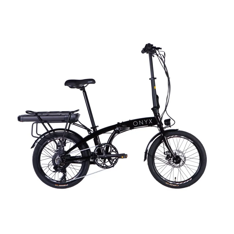 Велосипед с электроприводом 20" AL Dorozhnik ONYX DD CS рама-11" 48В 12.5А*ч 250Вт черный YS 728 2025