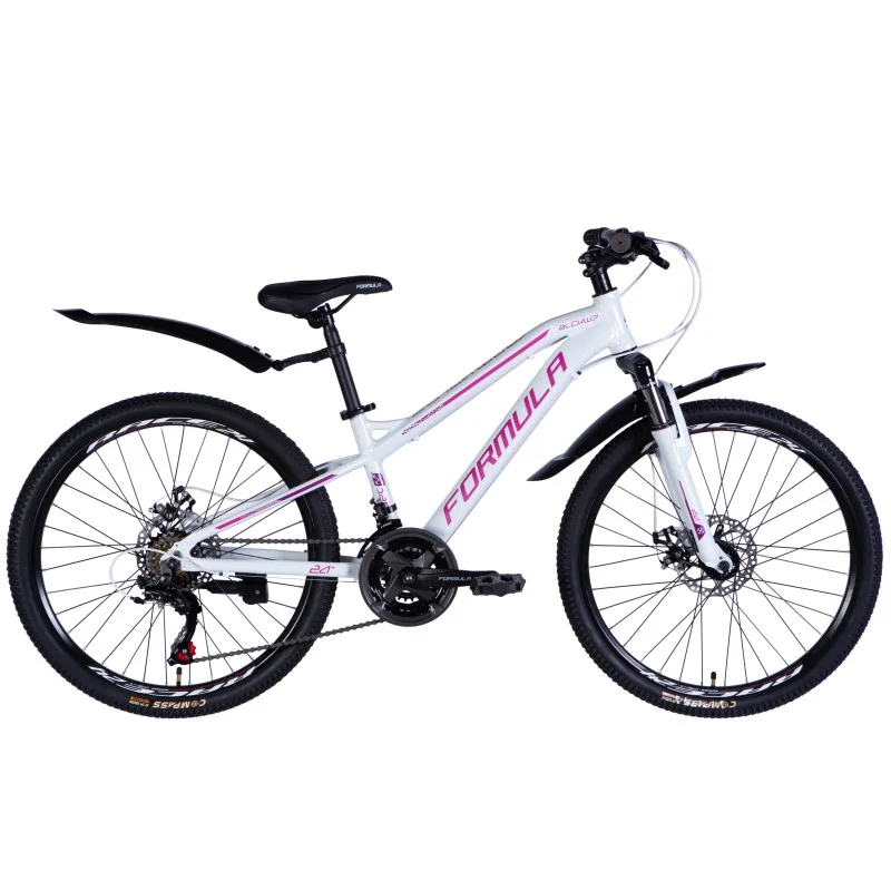 Велосипед AL 24" Formula BLACKWOOD 1.0 DD FR рама-12,5" біло-рожевий 2025