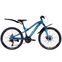Велосипед AL 24" Formula BLACKWOOD 1.0 DD FR рама-12,5" синьо-сріблястий 2025