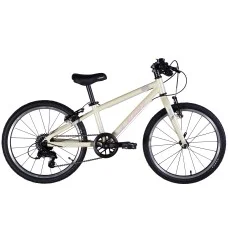 Rower Aluminium 20" Leon GO 7 speed Vbr  kaseta rama-10" beż z różem 2025