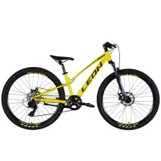 Велосипед AL 26" Leon SUPER JUNIOR DD CS рама-13" жовтий з чорним 2025