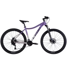 Rower AL 27,5" Leon XC LADY 80 HDD rama-18" fioletowy z srebrnym 2025