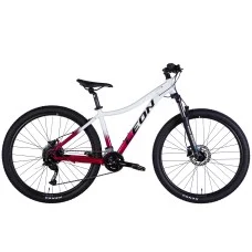 Rower AL 27,5" Leon XC LADY 80 HDD rama-16" biały z malinowym 2025